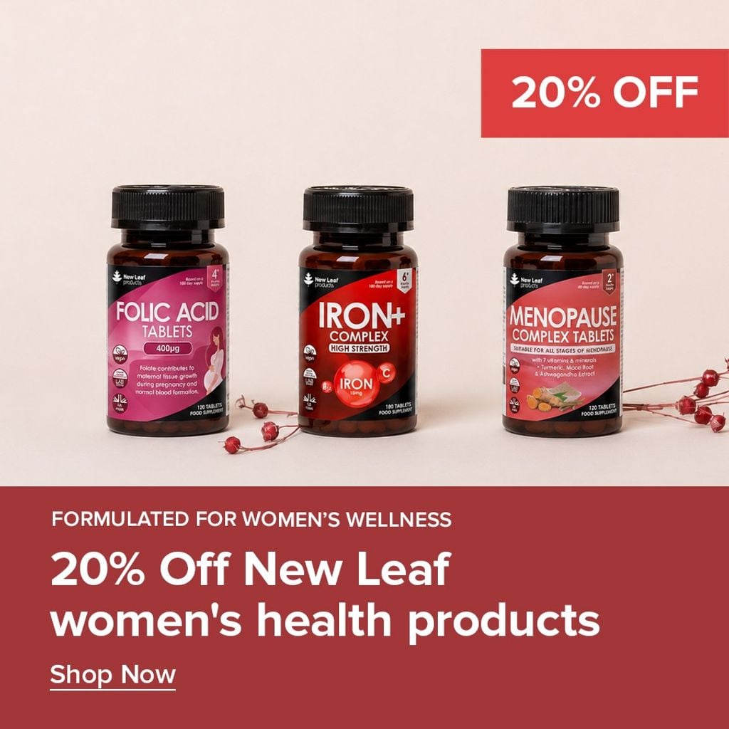 20% Off New Leaf Women's Health Products
